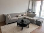 Grijze hoek sofa - 2m70 x 2m, Ophalen, Gebruikt, Stof