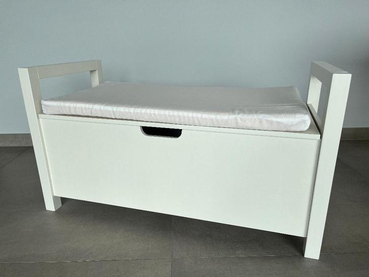 Kinderbank / Kinderzitbank met opbergruimte (87Bx48Hx38D, Kinderen en Baby's, Kinderkamer | Tafels en Stoelen, Zo goed als nieuw