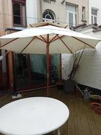 parasol in hout en canvas, Réglable, 2 à 3 mètres, Parasol sur pied, Enlèvement