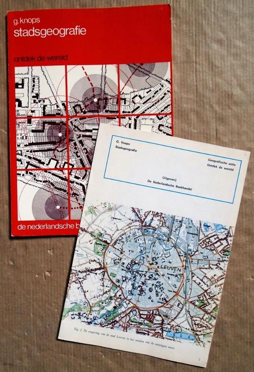 Stadsgeografie - 1977 - Guido Knops (°1956), Livres, Atlas & Cartes géographiques, Utilisé, Autres types, Belgique, 1800 à 2000