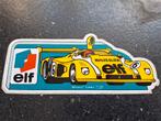Vintage sticker Formule 1 Elf olie team Renault Turbo V6, Verzamelen, Ophalen of Verzenden, Zo goed als nieuw, Auto of Motor