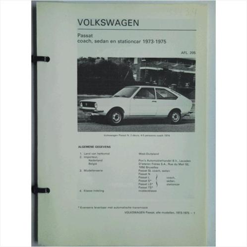 Volkswagen Passat Vraagbaak losbladig 1973-1975 #3 Nederland, Livres, Autos | Livres, Utilisé, Volkswagen, Enlèvement ou Envoi