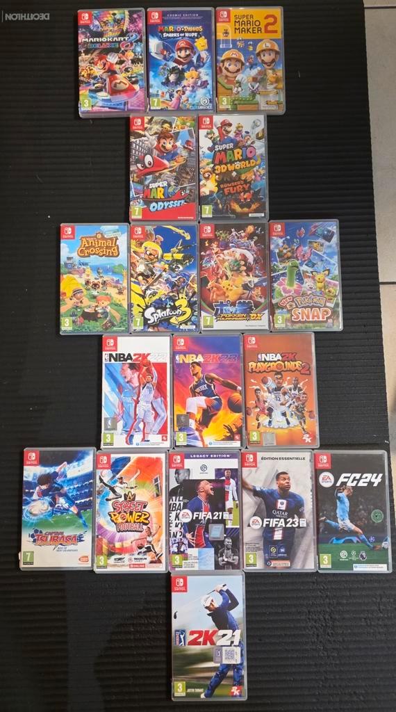 NINTENDO SWITCH SPELLETJES IN NIEUWSTAAT, Games en Spelcomputers, Spelcomputers | Nintendo Switch, Zo goed als nieuw, Ophalen of Verzenden