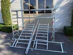 Bouwsteiger/gevelsteiger/kamersteiger Te Huur, Doe-het-zelf en Bouw, Steigers, Ophalen, Zo goed als nieuw, Rolsteiger of Kamersteiger