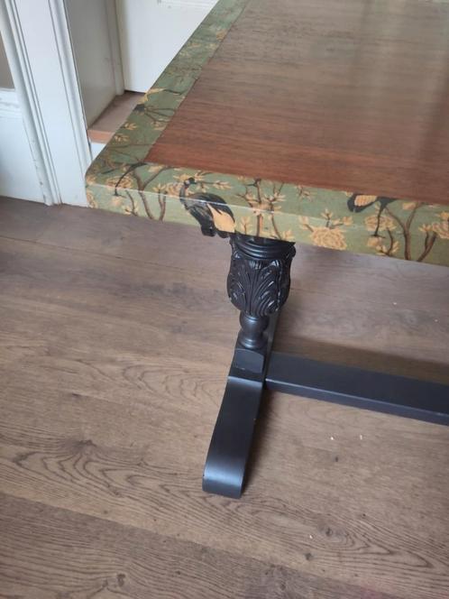 Unieke houten salontafel upcycled rand kraanvogel, Antiek en Kunst, Antiek | Meubels | Tafels, Ophalen