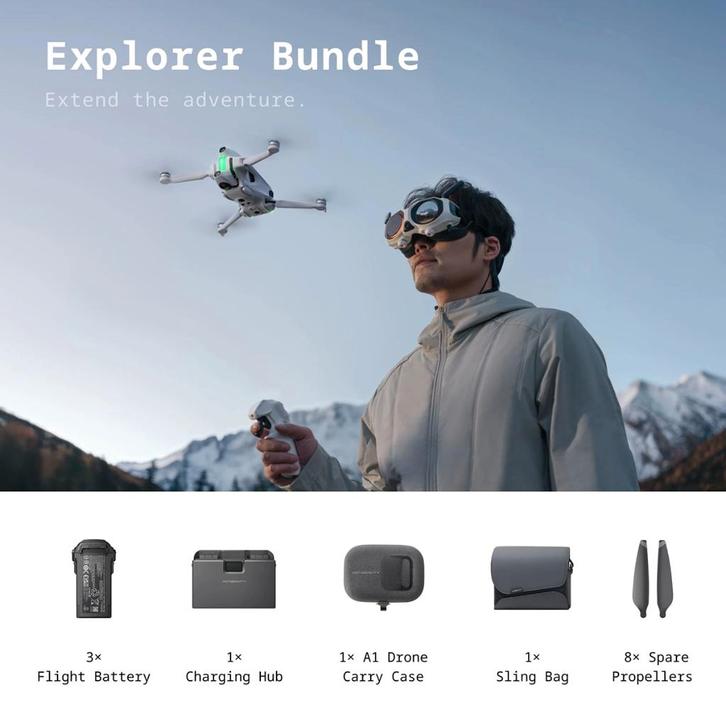 ANTIGRAVITY A1 360 EXPLORER BUNDLE, Audio, Tv en Foto, Drones, Nieuw, Cameradrone, Topkwaliteit, Overige merken, Minder dan 250 gram