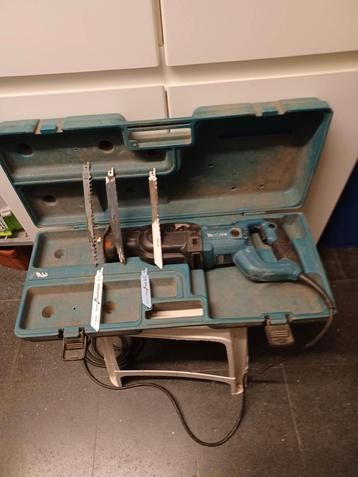 Makita reciprozaag 1250watt prof 5zaagbladen hout/metaal bij beschikbaar voor biedingen