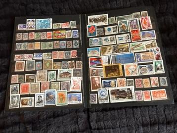 104 verschillende postzegels Rusland gestempeld