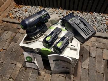 Festool schuurmachine DTSC400 3,0 2x accu + schuurmachine  beschikbaar voor biedingen