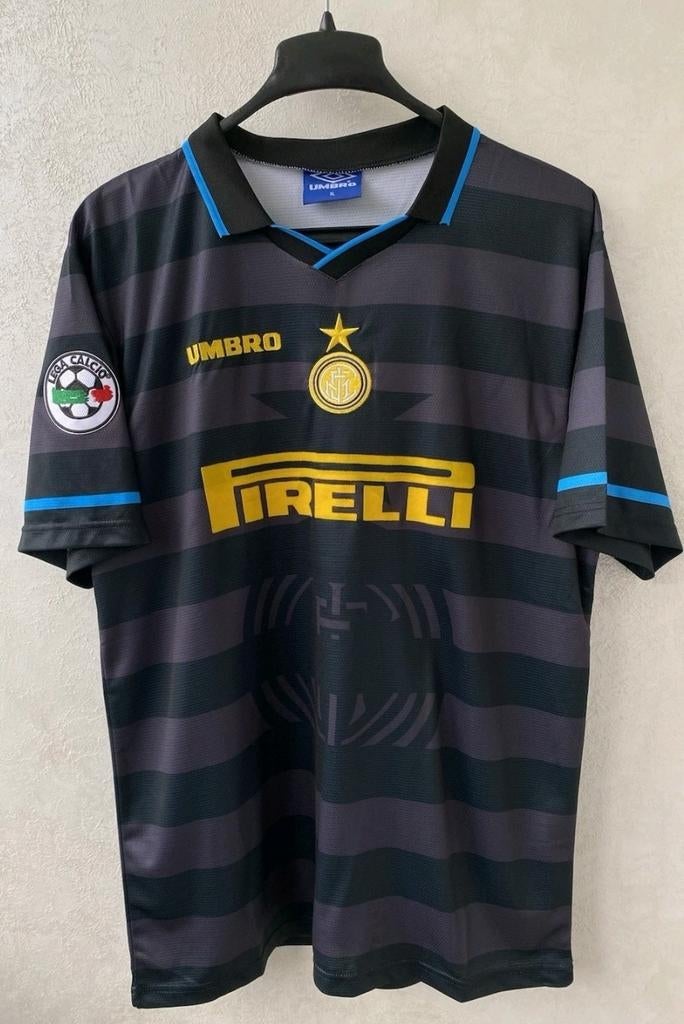 Inter Milan Ronaldo Uitshirt Champions League Origineel 1998, Sport en Fitness, Voetbal, Verzenden