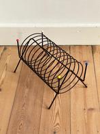 Vintage metalen magazinerek - LP houder, Ophalen of Verzenden, Gebruikt