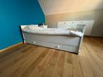 Wit bed met bedlade. Bopita. 2 meter x 95 cm, Kinderen en Baby's, Ophalen, 85 tot 100 cm, Zo goed als nieuw, Lattenbodem
