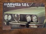 ALFETTA 1.8 L   10/75, Boeken, Auto's | Folders en Tijdschriften, Ophalen of Verzenden, Zo goed als nieuw, Alfa Romeo