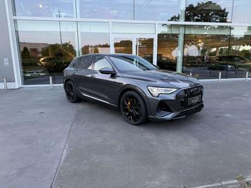 Audi e-tron 313PK QUATTRO * 3x S-LINE * 360CAM * B&O * BLACK beschikbaar voor biedingen