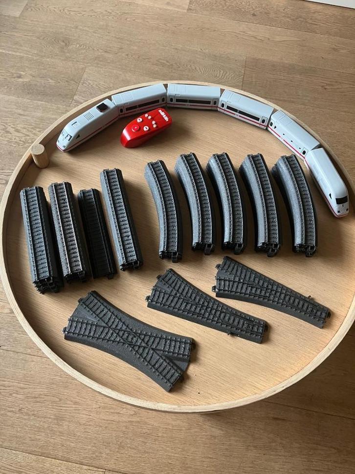 Märklin My World Startset "ICE" + extra sporen, Hobby en Vrije tijd, Modeltreinen | H0, Gebruikt, Treinset, Märklin, Ophalen of Verzenden