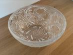 Coupe en cristal givré « Pinsons » signé « Lalique France », Ophalen