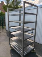 inox transport kar, Ophalen, Gebruikt