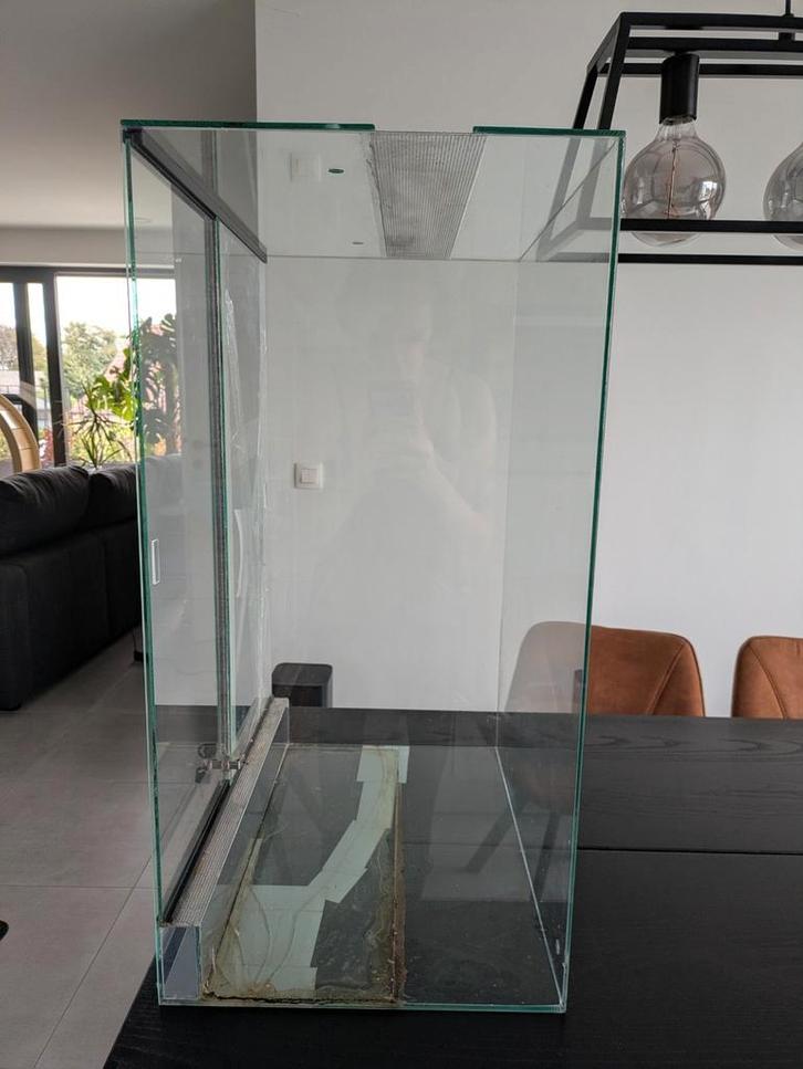 Terarium, Dieren en Toebehoren, Reptielen en Amfibieën | Toebehoren, Zo goed als nieuw, Ophalen