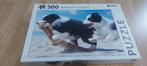 Puzzel Border Collie puppies 500 stuks, Gebruikt, Ophalen