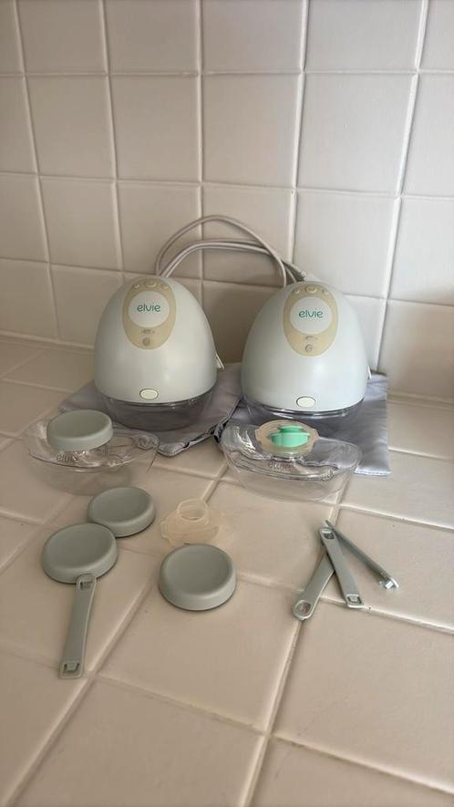Elvie double pump dubbele draagbare kolf aankoop 05/2024, Elektronische apparatuur, Keukenmixers, Zo goed als nieuw, 2 tot 3 liter