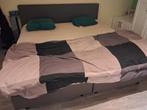 Boxspring 2m op 2m, Ophalen, Gebruikt, Tweepersoons, Overige maten