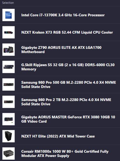 Gaming PC // i7 // RTX 3080, Computers en Software, Desktop Pc's, Zo goed als nieuw, 3 tot 4 Ghz, SSD, 32 GB, Met videokaart, Gaming