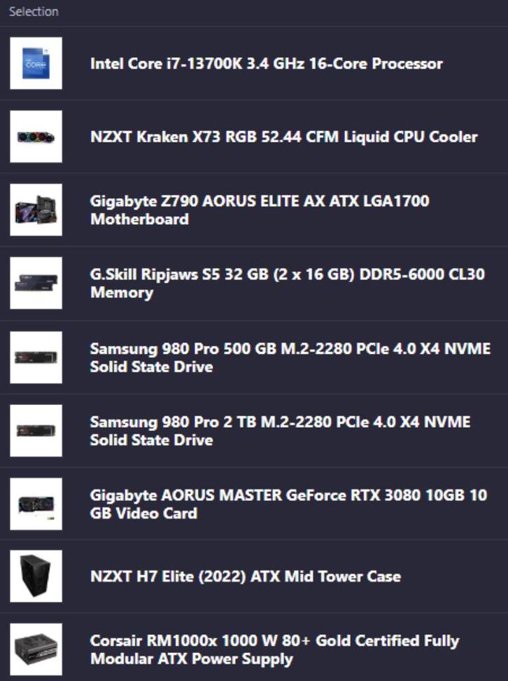 Gaming PC // i7 // RTX 3080, Computers en Software, Desktop Pc's, Zo goed als nieuw, 3 tot 4 Ghz, SSD, 32 GB, Met videokaart, Gaming
