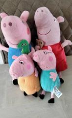 Famille Peppa Pig/4 animaux en peluche, Enfants & Bébés, Jouets | Peluches, Comme neuf, Autres types, Enlèvement ou Envoi