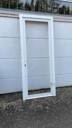 Porte en PVC blanc avec position tournante et basculante
