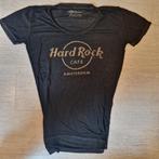 Hard Rock Café Amsterdam Zwarte Dames T-Shirt - Maat: S, Hard rock café, Ophalen of Verzenden, Zo goed als nieuw, Maat 36 (S)