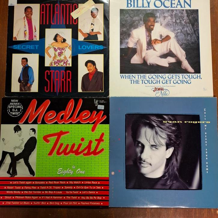 20 maxi vinyls disco/pop, Cd's en Dvd's, Vinyl | Pop, Gebruikt, Ophalen