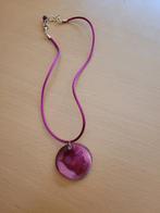 Fête des mères : collier en verre de Murano, Comme neuf, Autres matériaux, Rose, Avec pendentif