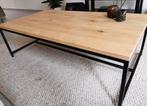 Eiken salontafel met stalen frame, Huis en Inrichting, Tafels | Salontafels, Ophalen