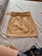 Mini Leren rok, ANDERE, Verzenden, Beige, Nieuw