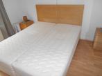 boxspring 2.20 m x 1.80 m, 90 cm, Enlèvement, Utilisé, Crème
