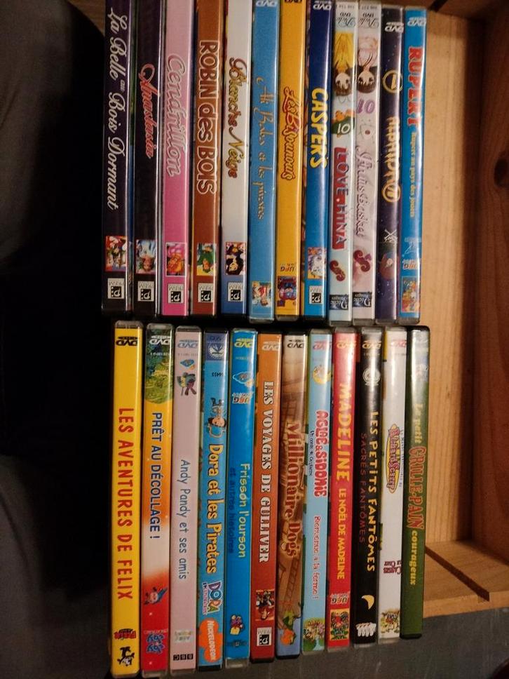 Lot 23 DVD pour enfants, CD & DVD, DVD | Enfants & Jeunesse, Utilisé, Enlèvement ou Envoi