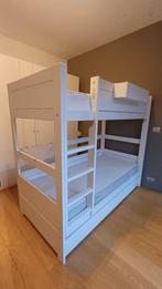 Lit enfant superposé "meubles Belot" avec tiroir rangement, Huis en Inrichting, Ophalen