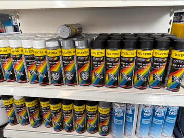 LIQUIDATION SPRAY PEINTURE MOTIP ‼️ – NOIR & BLANC  beschikbaar voor biedingen