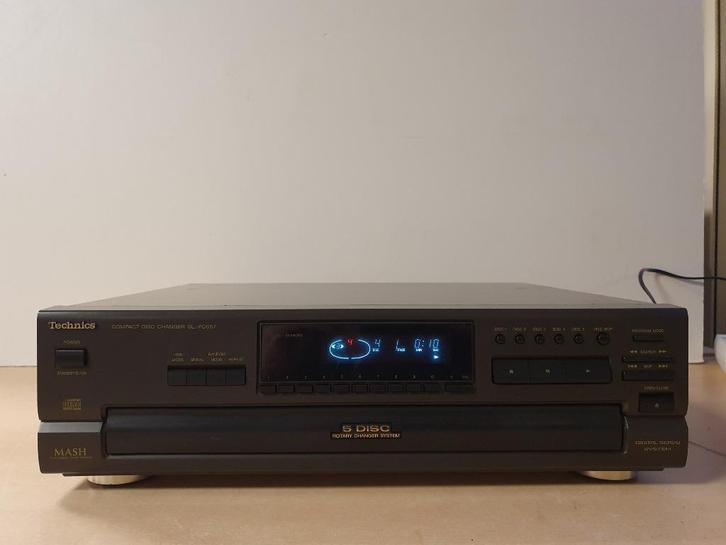 Technics 5-Disc CD Changer SL-PD667, TV, Hi-fi & Vidéo, Lecteurs CD, Technics, Enlèvement ou Envoi