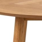 Eettafel diameter 120 hoogte 75cm Eik, Huis en Inrichting, Tafels | Eettafels, Ophalen, Nieuw, 100 tot 150 cm, 100 tot 150 cm