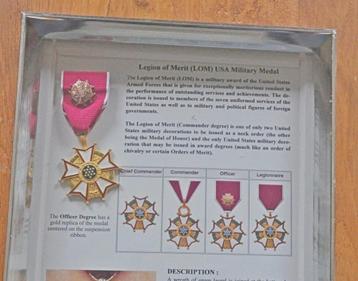 Legion of Merit, USA medaille beschikbaar voor biedingen