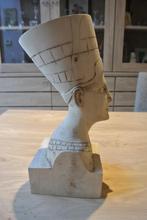 Prachtige decoratieve houten buste van Nefertiti, Antiek en Kunst, Ophalen