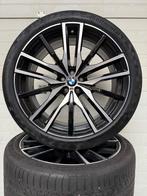 22’’ BMW X5 X6 G05 G06 VELGEN ZOMERBANDEN ORIG SET TPMS 742M, Gebruikt, 275 mm, Banden en Velgen, Overige maten