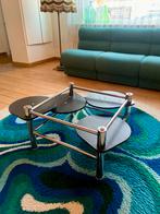 Table basse vintage - le plateau en verre est manquant, Maison & Meubles, Vintage design, Moins de 50 cm, Rond, 50 à 100 cm