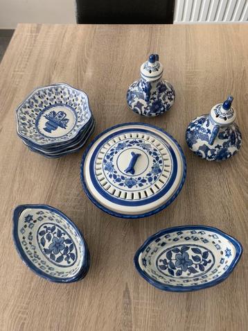 Ensemble de raviers en porcelaine 15 pièces