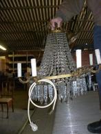 OUDE KRISTALLEN LUSTER MET KOPER, Ophalen