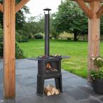 Gietijzeren Buitenkachel Tuinhaard Vulture Buitenkeuken BBQ, Tuin en Terras, Ophalen of Verzenden, Nieuw, Vloer