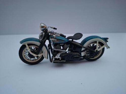 Harley Davidson Miniatuur 1:24, Verzamelen, Automerken, Motoren en Formule 1, Zo goed als nieuw, Motoren, Ophalen of Verzenden