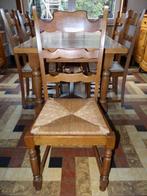 Table SàM + 6 chaises, Maison & Meubles, Rectangulaire, Autres essences de bois, 50 à 100 cm, Enlèvement