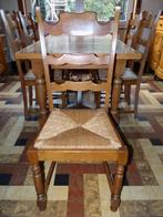 Table SàM + 6 chaises, Ophalen, Ancien, Gebruikt, 200 cm of meer